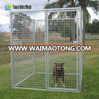 1.5x3.0x1.8mx3 runs dog house steel structure dog runs 4.5x3.0x1.8m large dog kennels