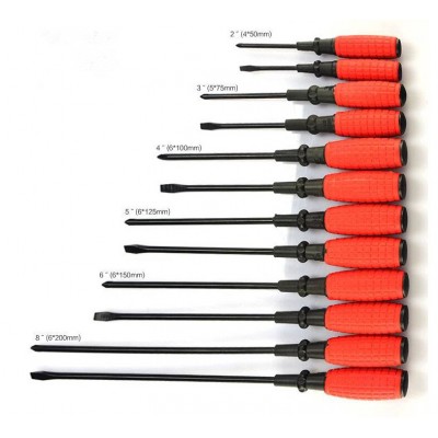 High Quality Screw Driver Set Hand Tool Set Household Tool Set New Plastic Handle Screwdriver